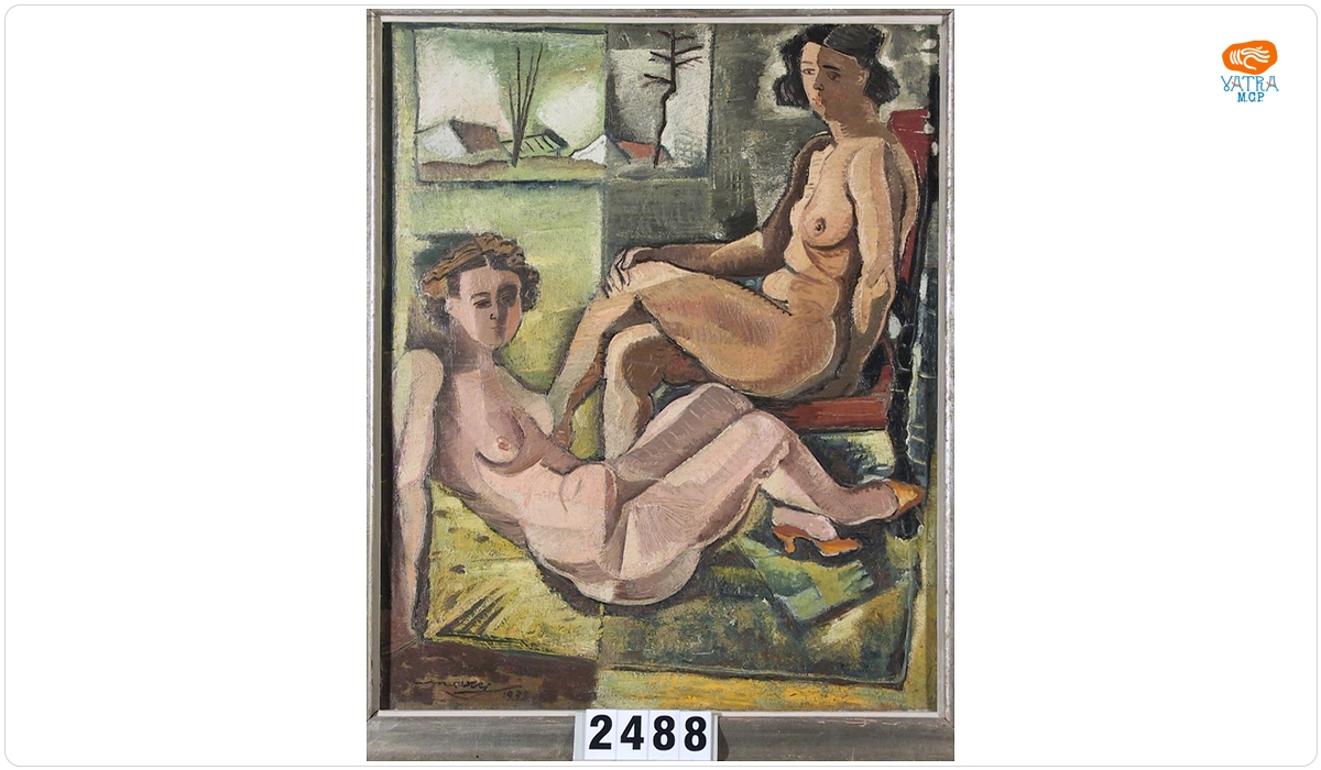Max Hermann Maxy — Două femei nud