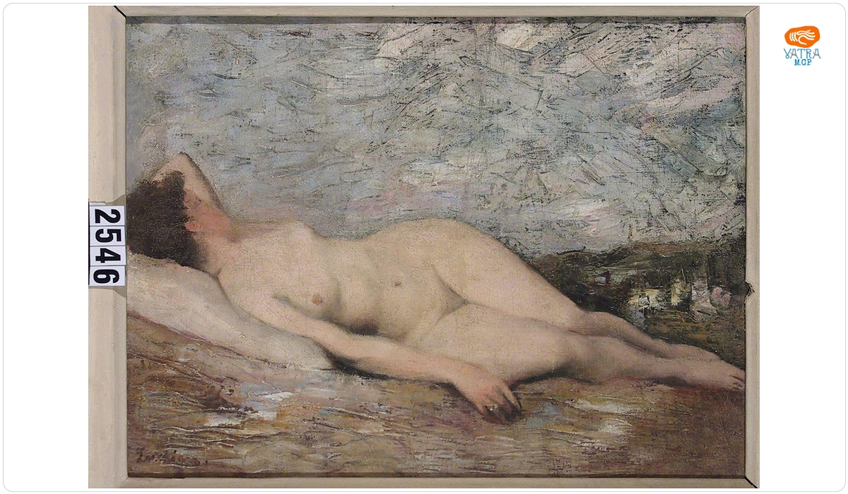 Ștefan Luchian — Nud de femeie culcat în peisaj
