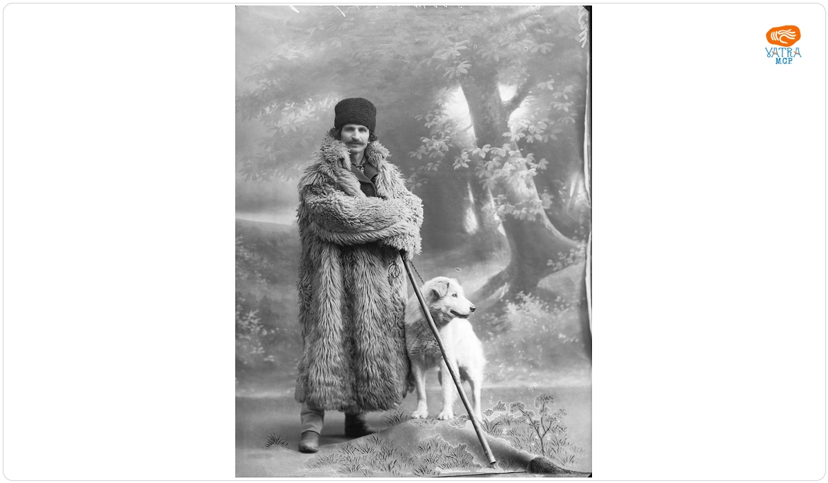 Portret de cioban cu câine