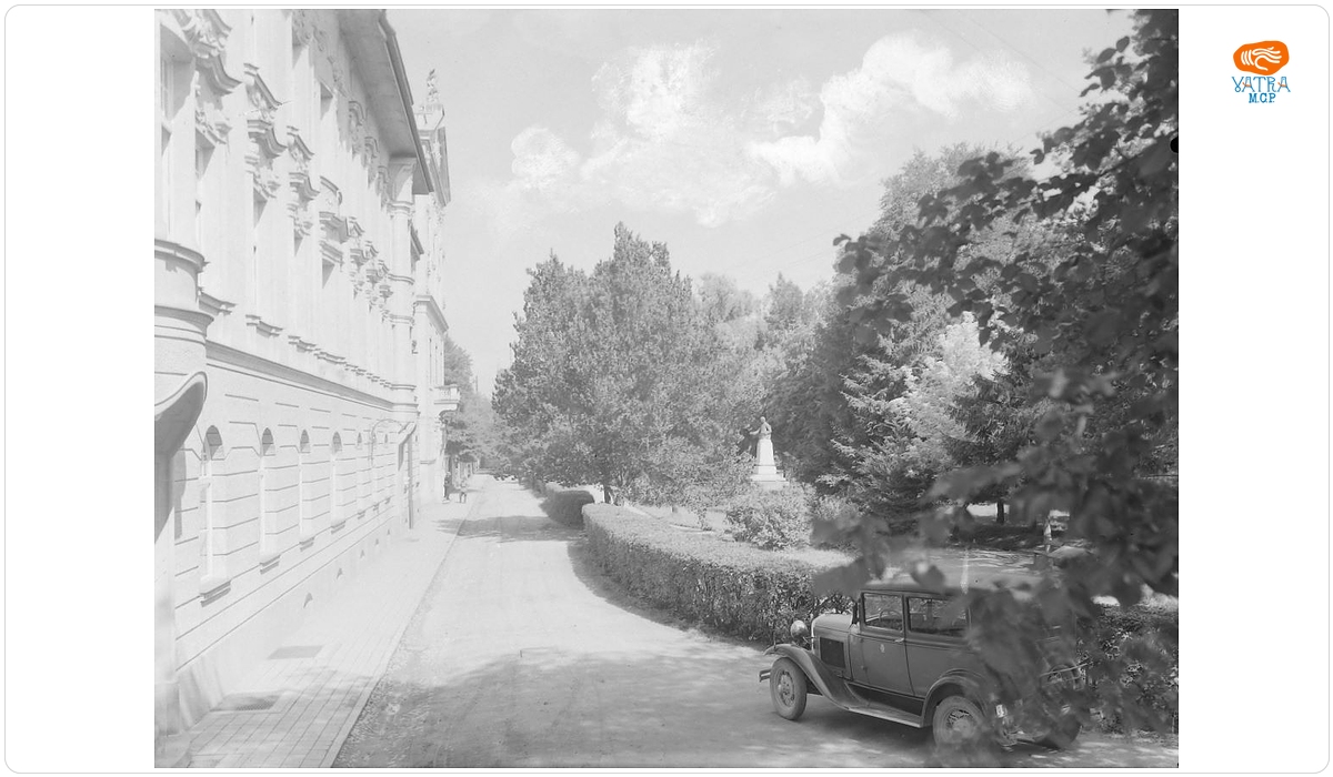 Fațada spitalului Luther din Sibiu
