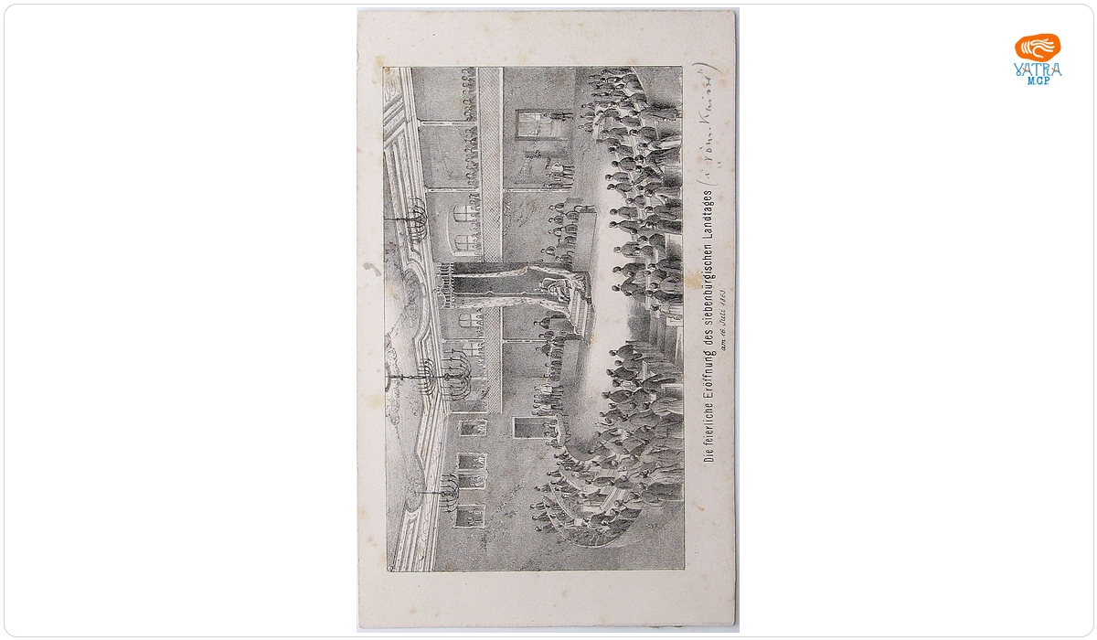 Deschiderea festivă a Dietei Transilvaniei la 16 iulie 1863