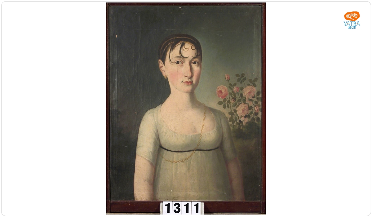 Franz Anton Bergmann — Therese Klein von Traussenburg, soția maiorului von Kokh