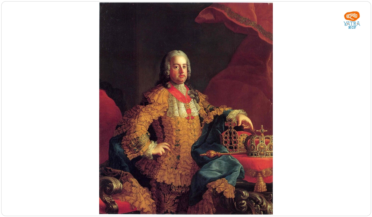 Împăratul Francisc I; pandant: Maria Theresia, soția lui Francisc I