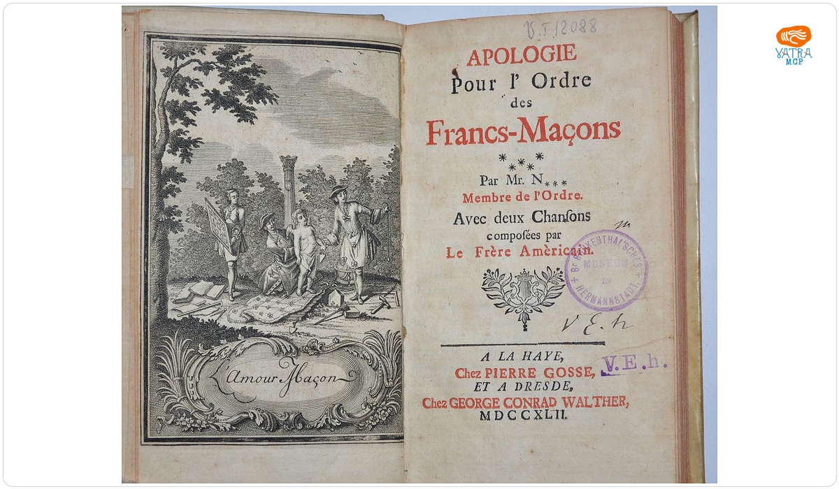 Apologie pour l'Ordre des Francs-Maçons