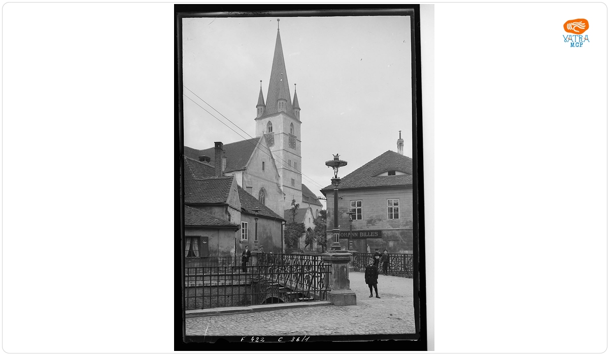 Podul Minciunilor și Biserica Evanghelică din Sibiu