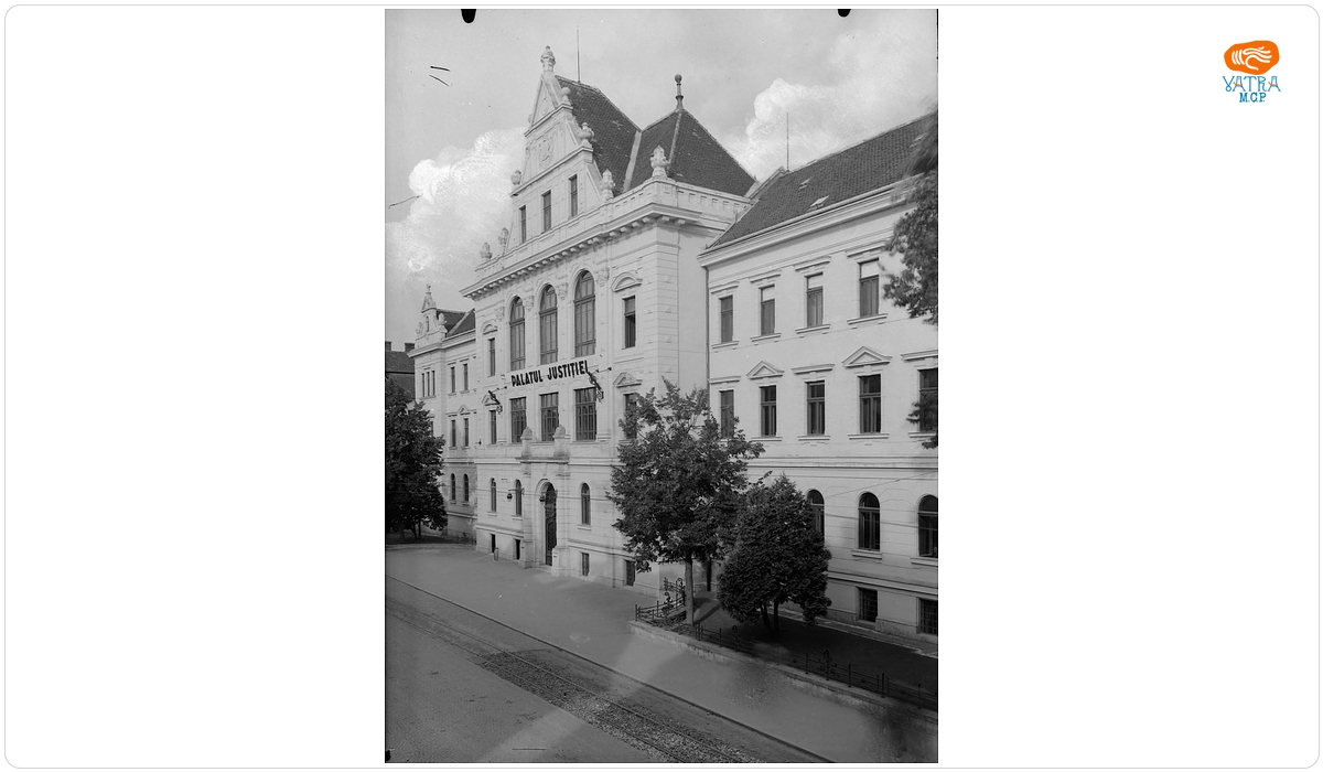Clădirea Palatului Justiției din Sibiu.