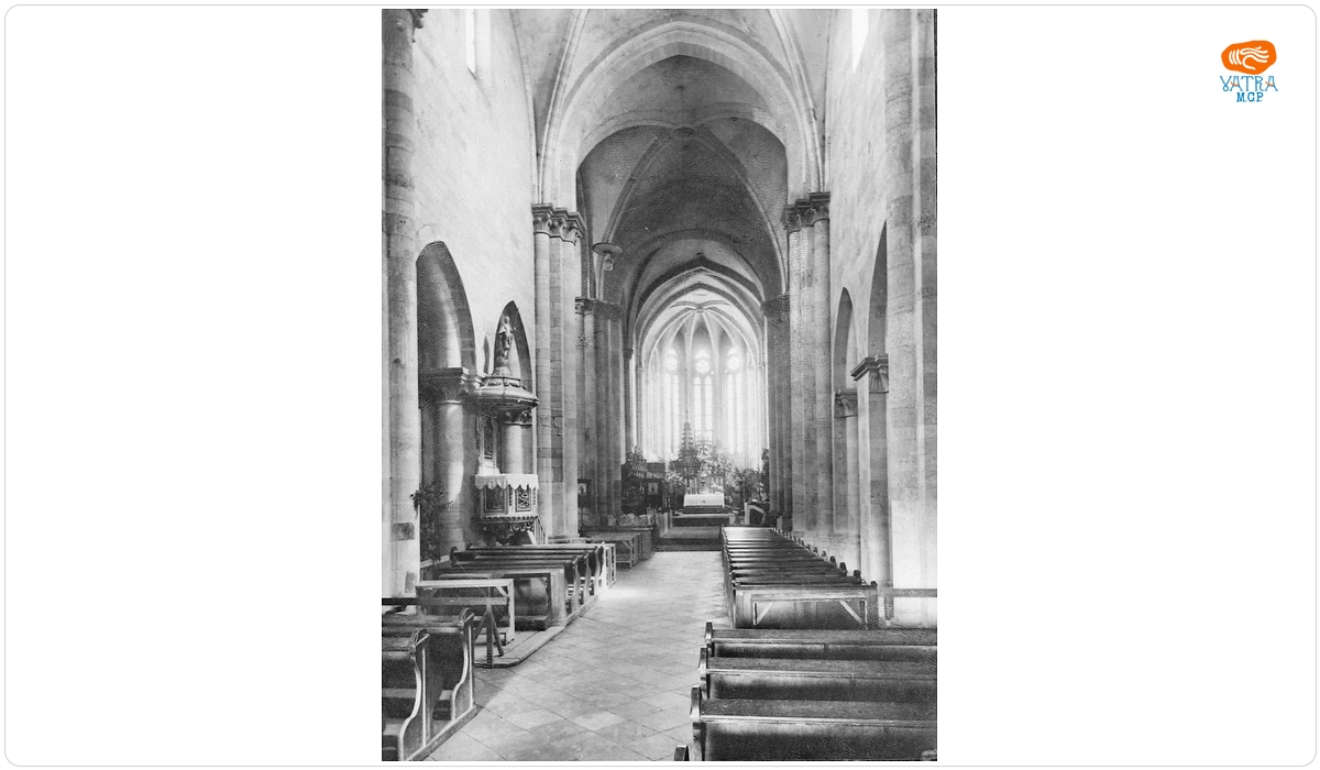 Catedrala Romano-Catolică din Alba Iulia - nava principală și corul.