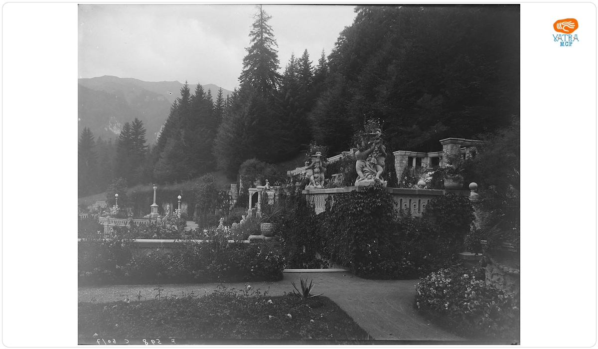 Castelul Peleș - grădina