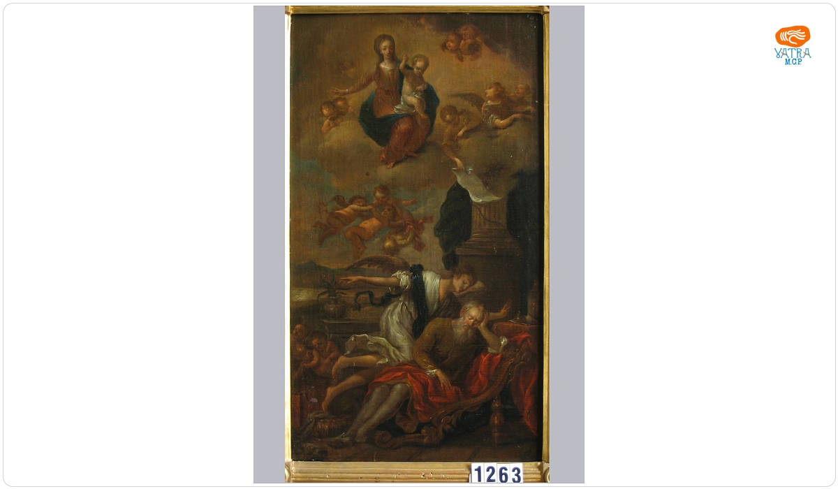 Thomas Bosschaert Willebort — Moșneag cu îngerul său păzitor