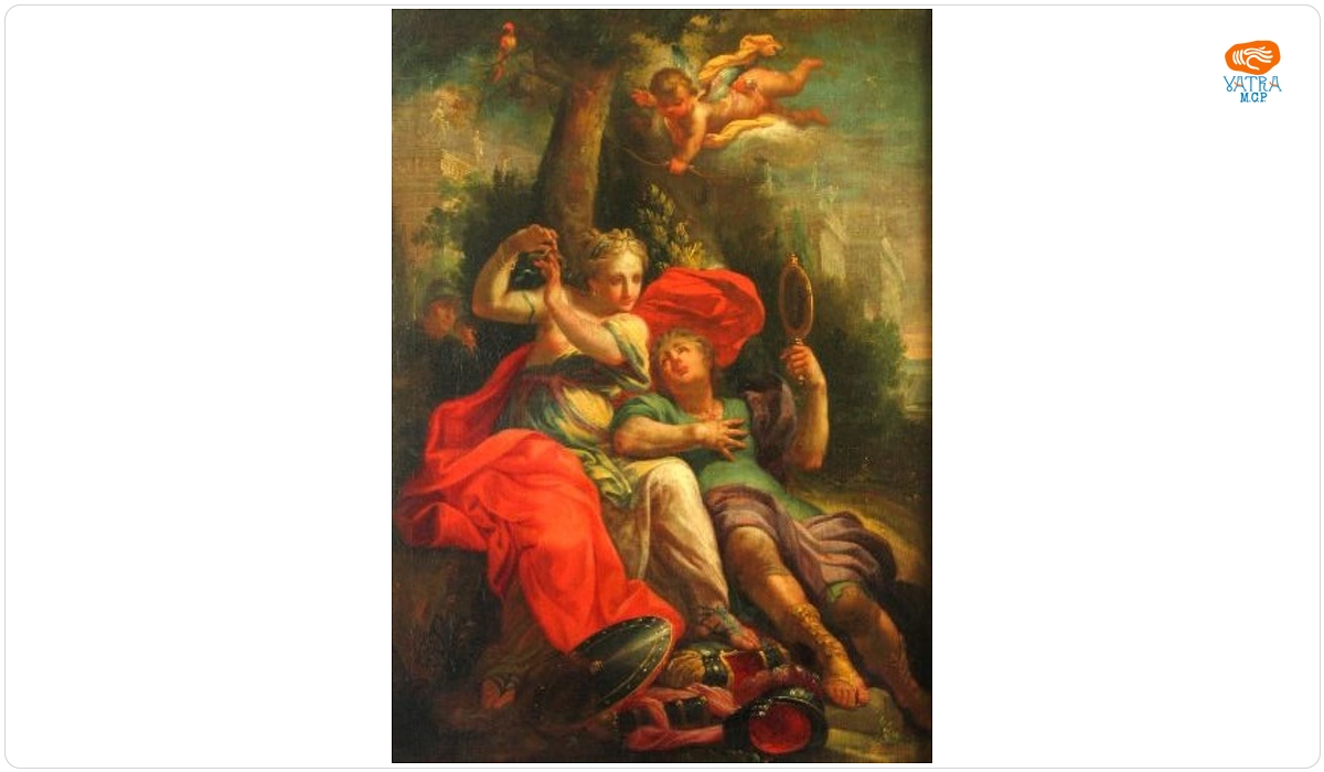 Rinaldo și Armida. Pandant: Medoro și Angelica