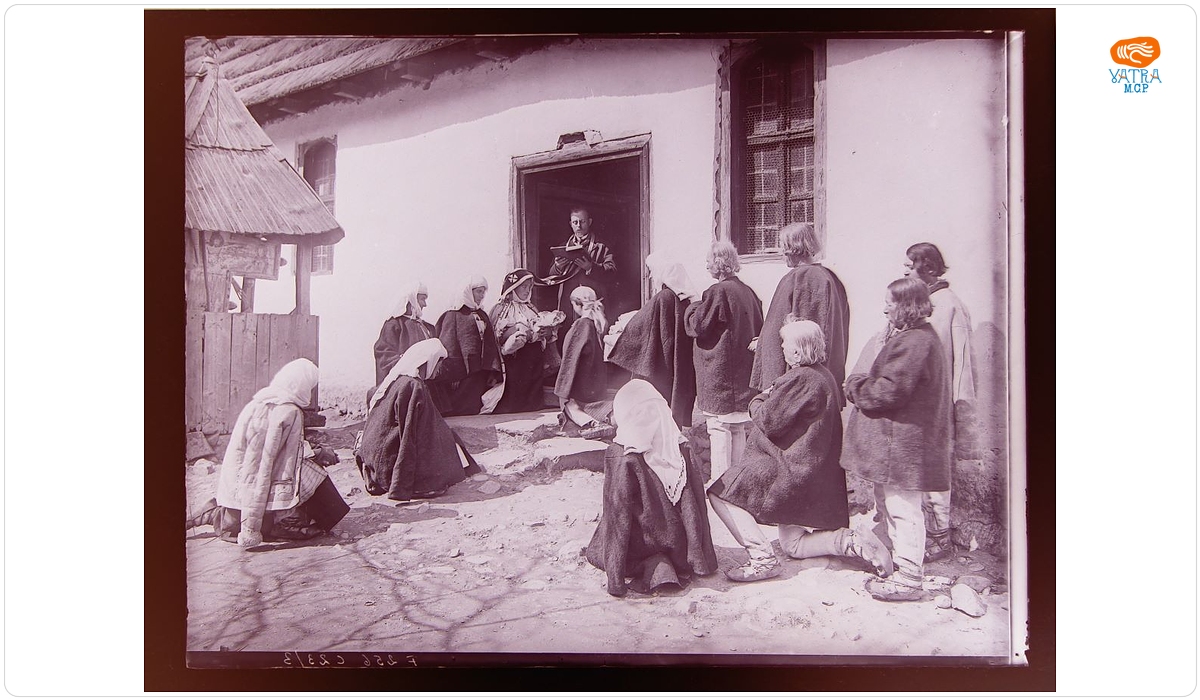 Țărani la botez