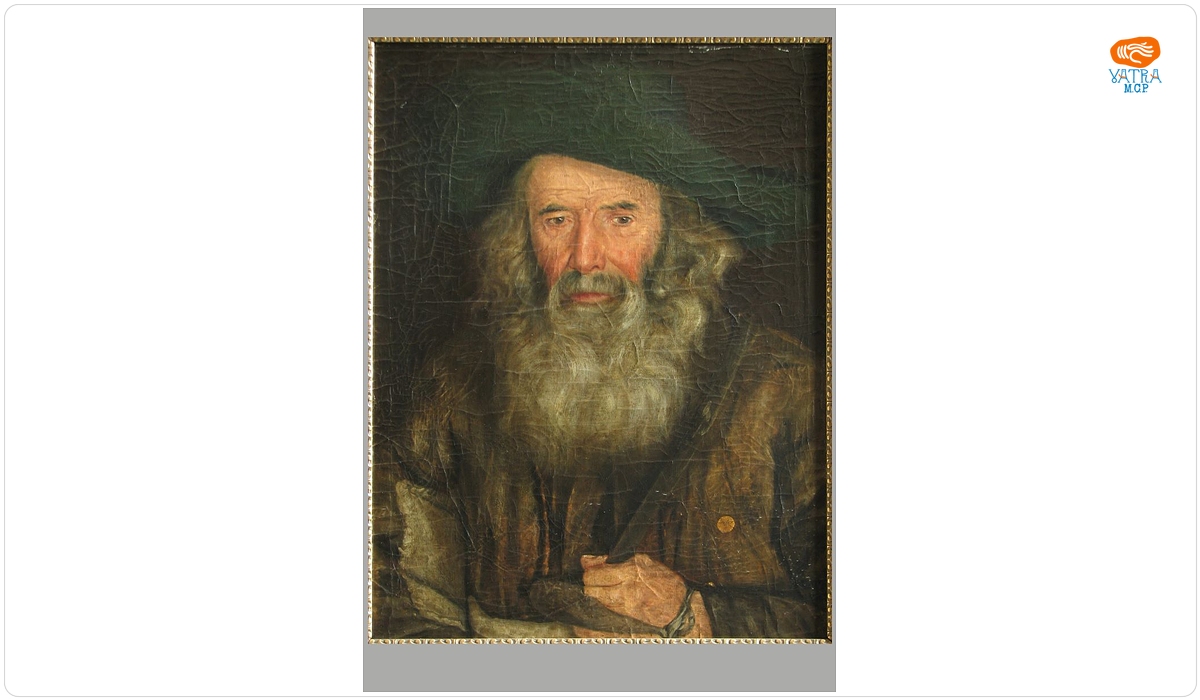 Franz von Defregger — Autoportret în costum tirolez (în registrul inventar: Bătrân cu barbă mare)