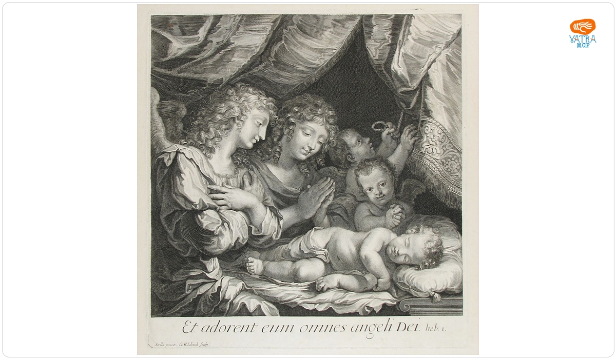 Et adorent eum omnes angeli Dei; (Adorarea copilului Isus)