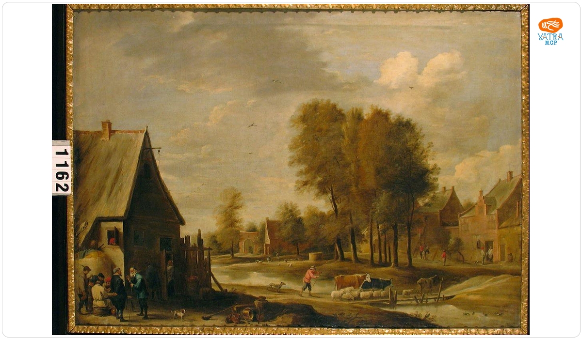 David Teniers — Uliță de sat