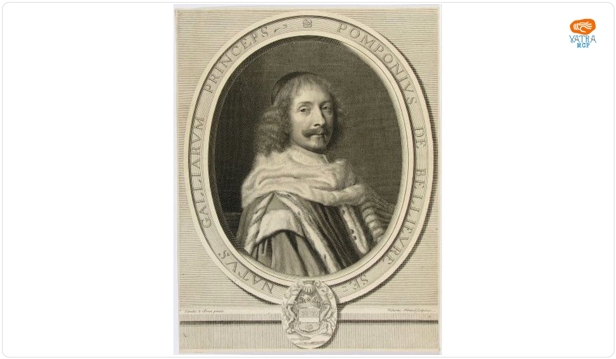 Pomponius de Bellièvre Senatus Galliarum Princeps (Pompone de Bellièvre, Conducătorul Senatului francez)