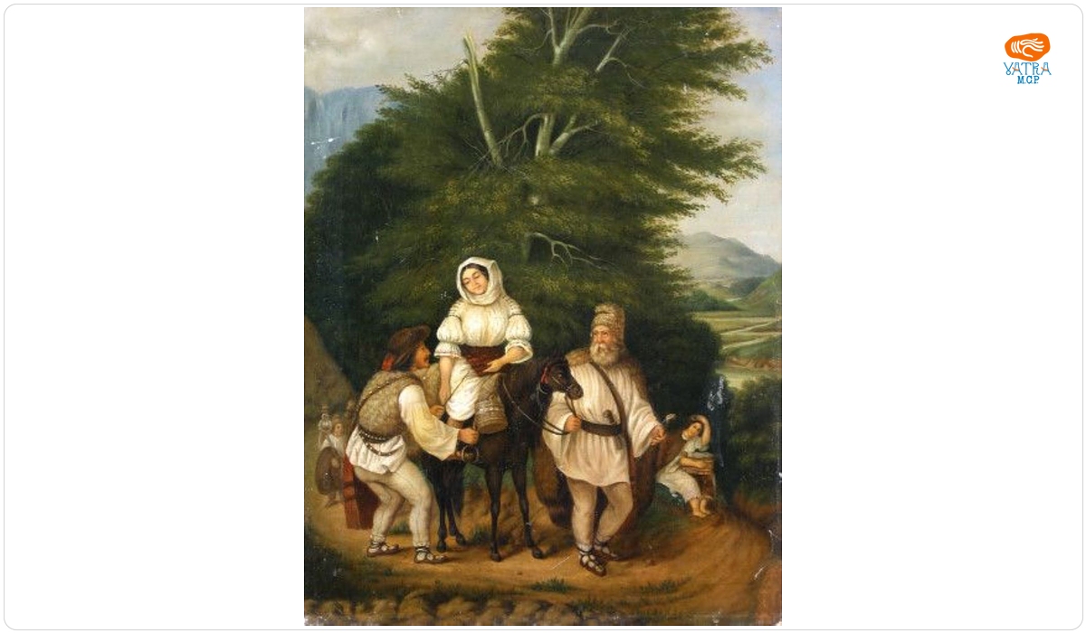 Miklós Barabás — Țărani sălișteni la târg