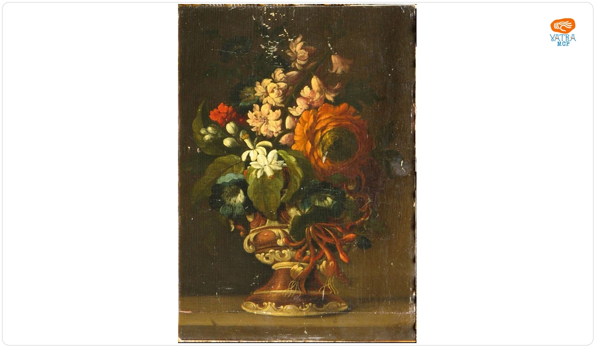 Johann Baptist Hälszel — Buchet cu flori de lămâi; pandant: Buchet de flori cu anemone