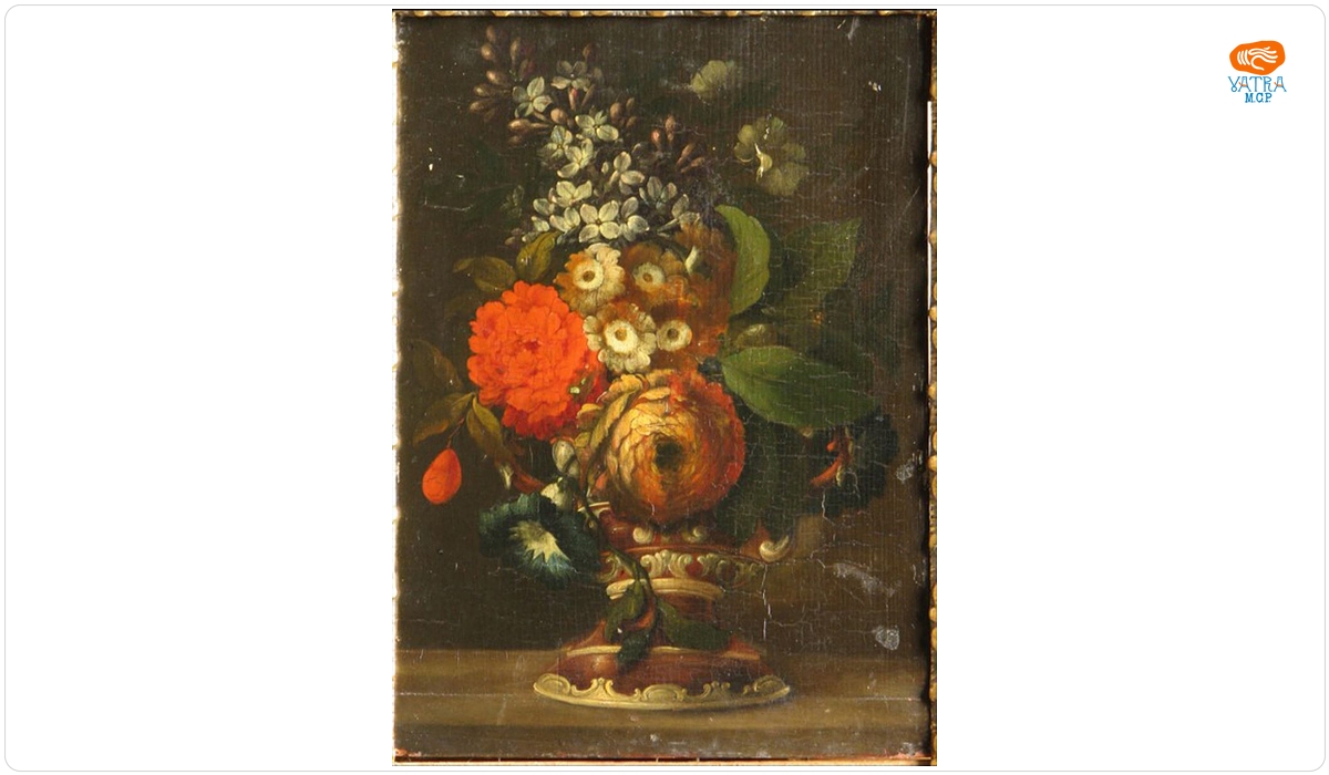 Johann Baptist Hälszel — Buchet de flori cu anemone; pandant: Buchet cu flori de lămâi