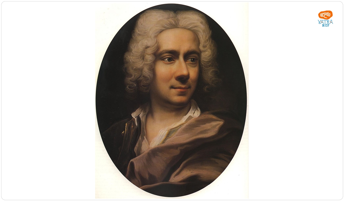 Maximilian Joseph Handel — Bărbat cu manta violetă; pandant: Bărbat cu manta roșie