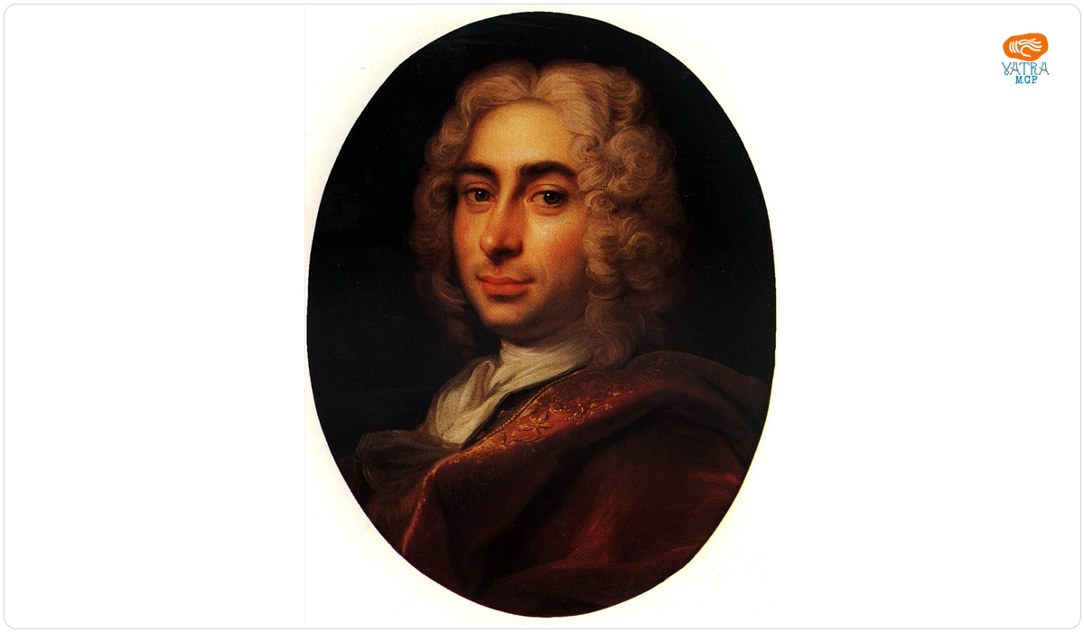 Maximilian Joseph Handel — Bărbat cu manta roșie; pandant: Bărbat cu manta violetă