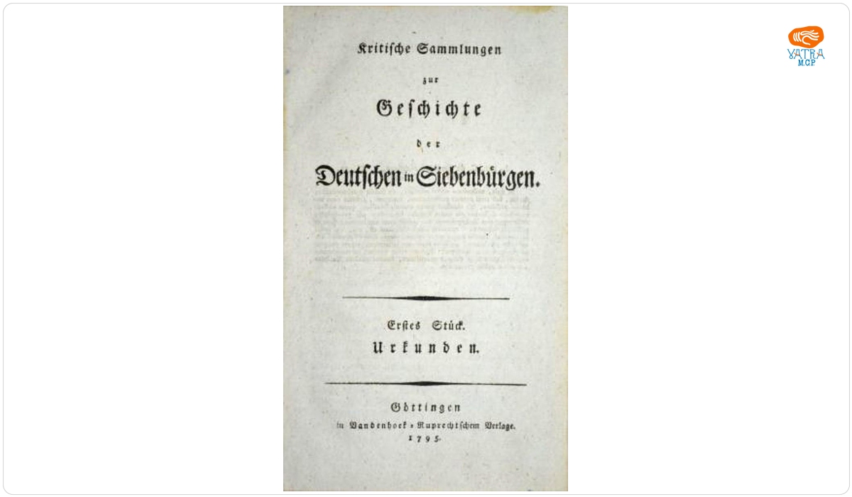 Geschichte der Deutschen in Siebenbuergen.