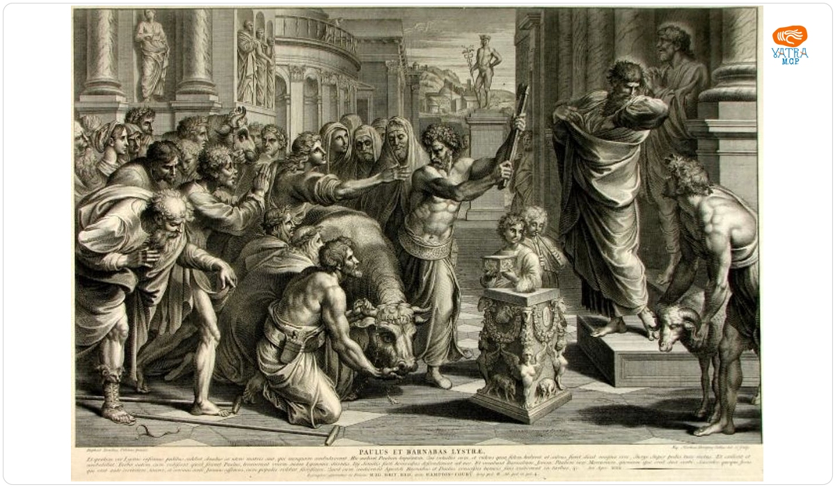Paulus Et Barnabas Lystrae/Pavel și Barnaba la Lystra