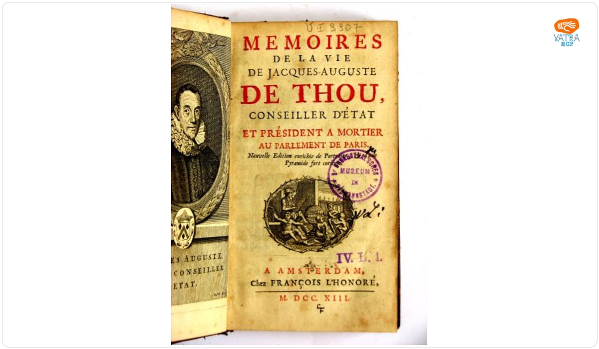 Memoire de la vie de Jacques-Auguste de Thou