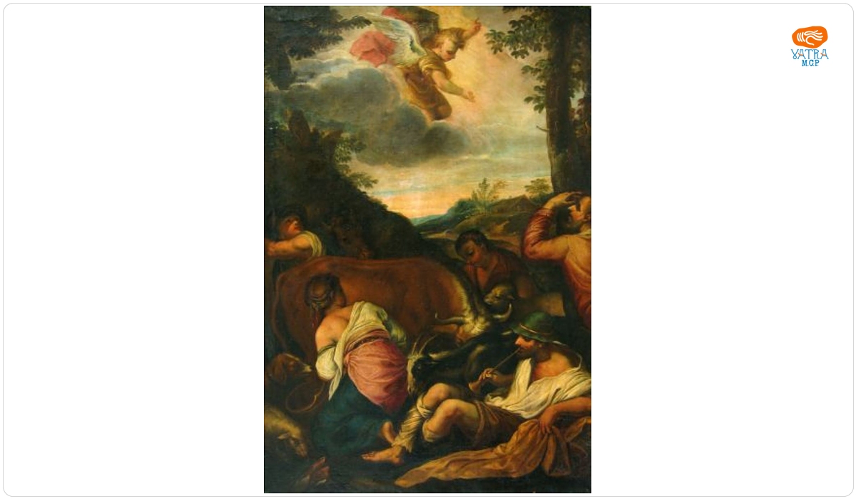 Jacopo da Ponte — Vestirea nașterii lui Iisus