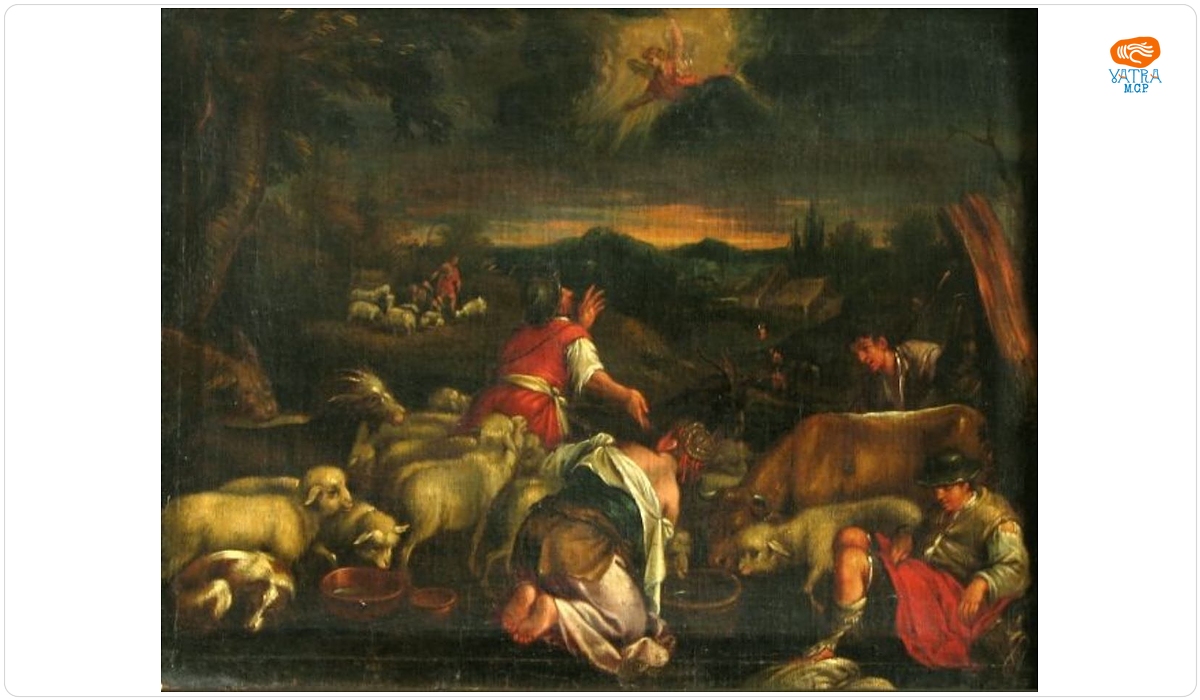 Jacopo da Ponte — Vestirea nașterii lui Christos