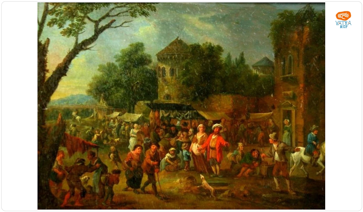 Franz Thomas Canton — Scenă de târg (Iarmarocul)