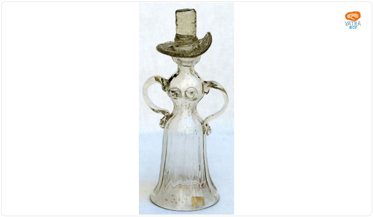 Pahar-figurină - femeie
