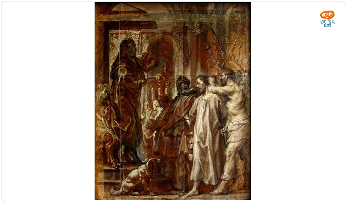 Jacob Jordaens — Iisus în fața lui Caiafa