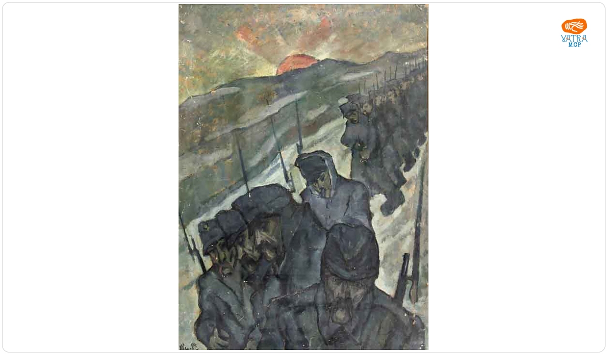 Hans Eder — Retragerea trupelor austro-ungare