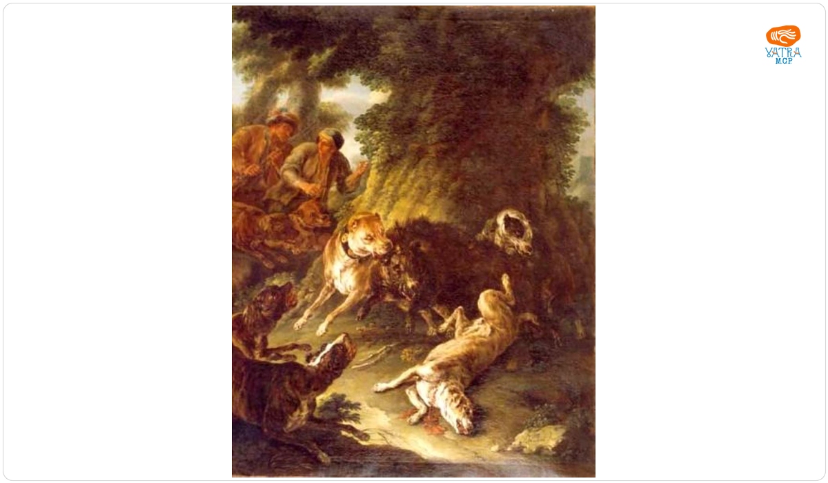 Domenico Brandi — Vânătoare de mistreț