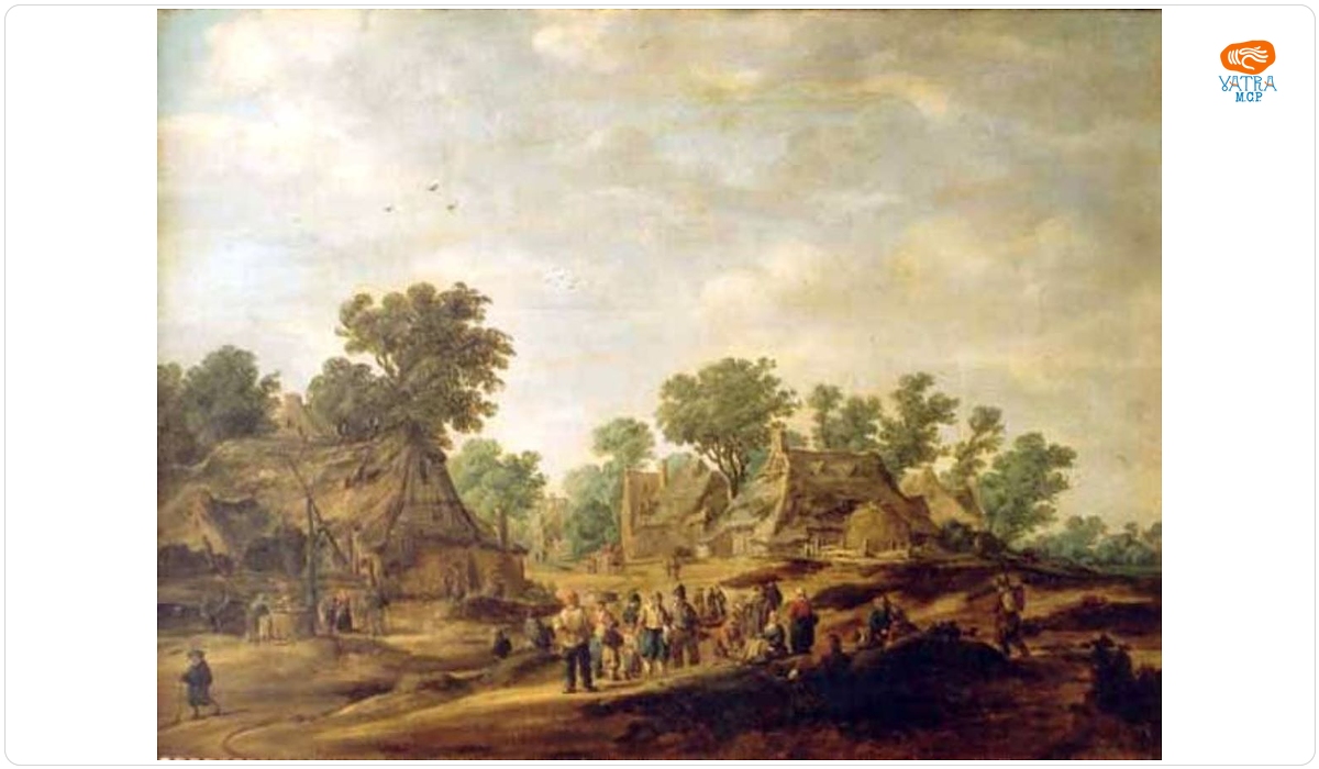 Jan van Goyen — Peisaj olandez cu țărani
