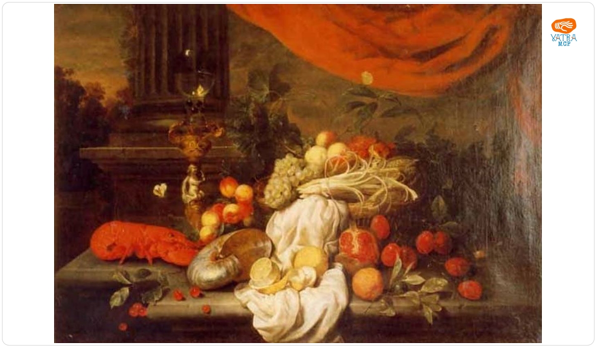 Joris van Son — Natură moartă cu coloană