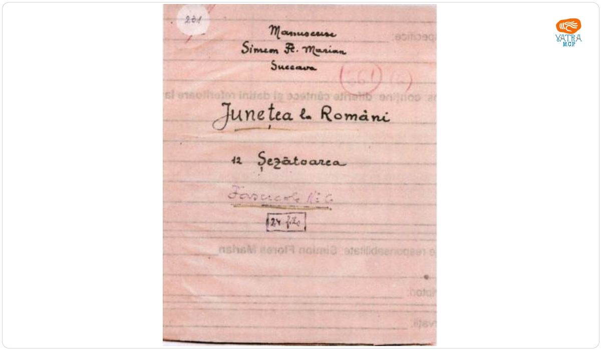 Junețea la români, fascicola 6. Șezătoarea