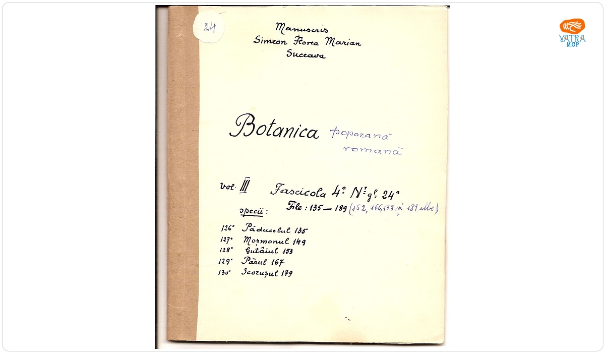 Botanica poporană română (vol. III, fasc. 4); Specii: Păducelul, Moșmonul, Gutâiul, Părul, Scorușul