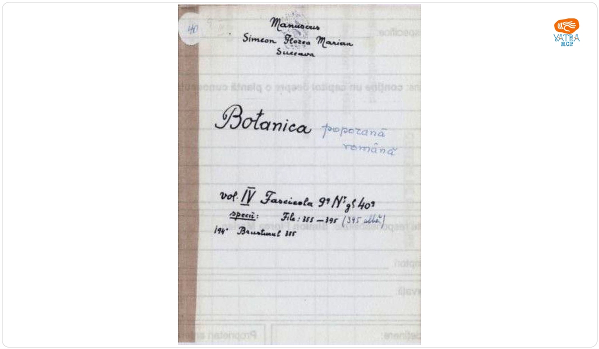 Botanica poporană română vol. IV, fascicola 9, specii: Brusturul