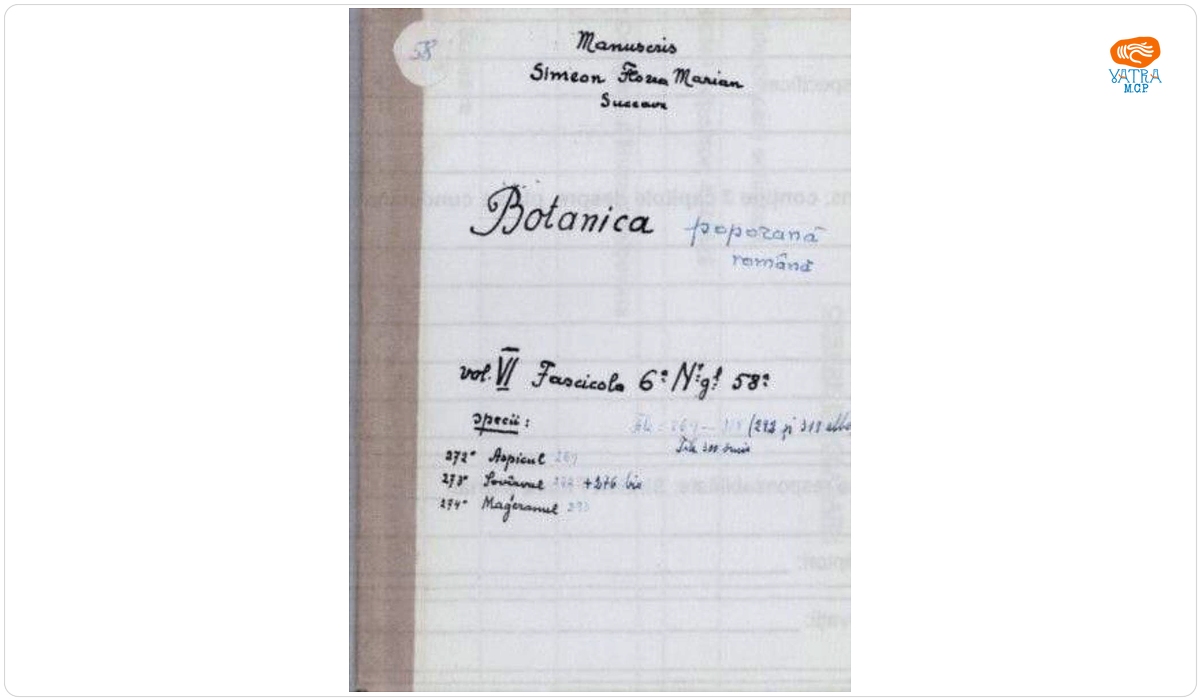 Botanica poporană română vol. VI, fascicola 6 specii: Aspicul, Sovîrvul, Mageranul