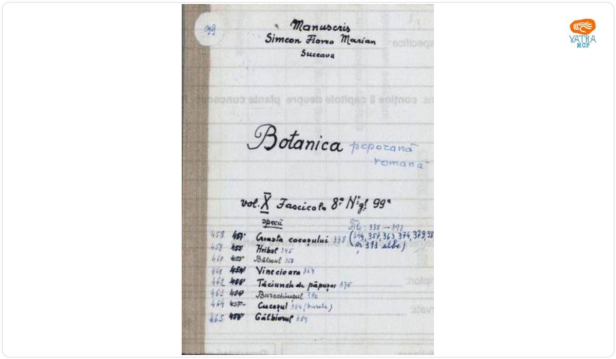 Botanica poporană română vol. X, fascicula 8: specii: Creasta cocoșului, Hribul, Bălosul, Vinecioara, Tăciunele de păpușoi, Burechiușul, Cucoșul, Gălbiorul