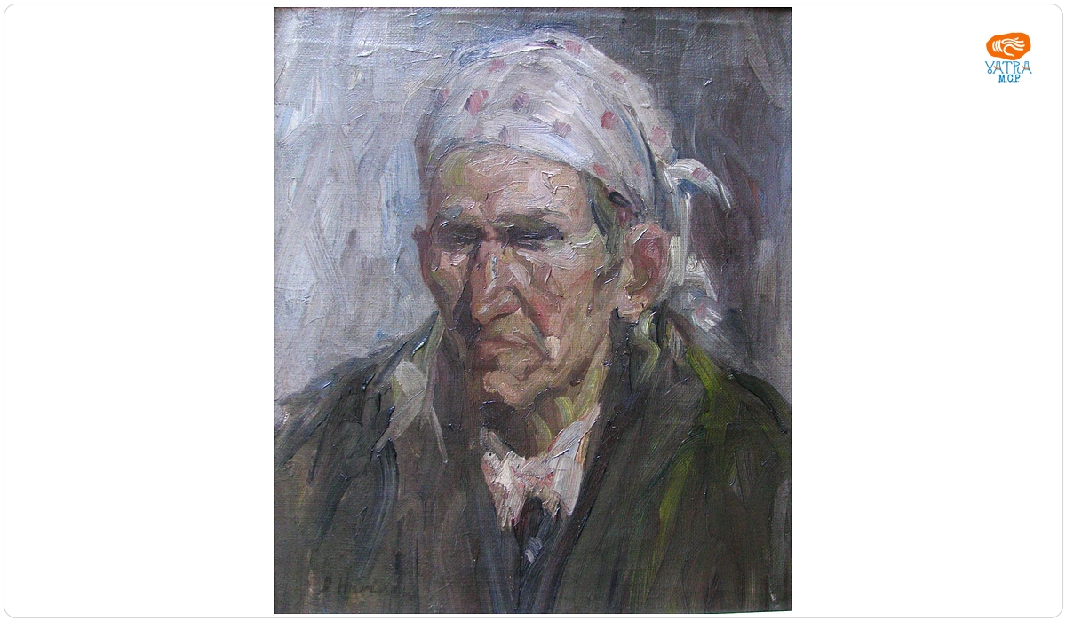 Dimitrie HARLESCU — Portret de bătrână