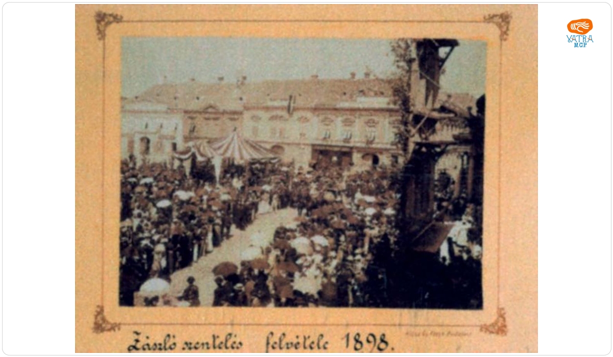 Klosy Gy. — Ceremonia sfințirii steagului pompierilor voluntari din cartierul Cetate - Timișoara