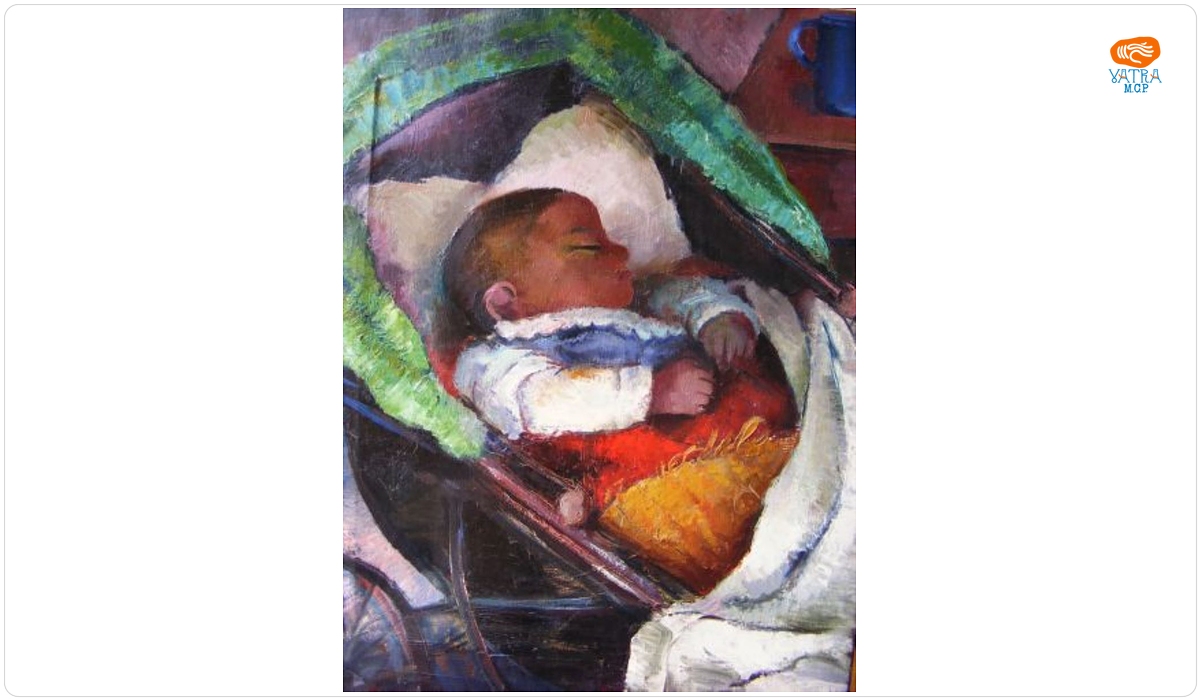 Grete CSAKY COPONY — Copil în cărucior