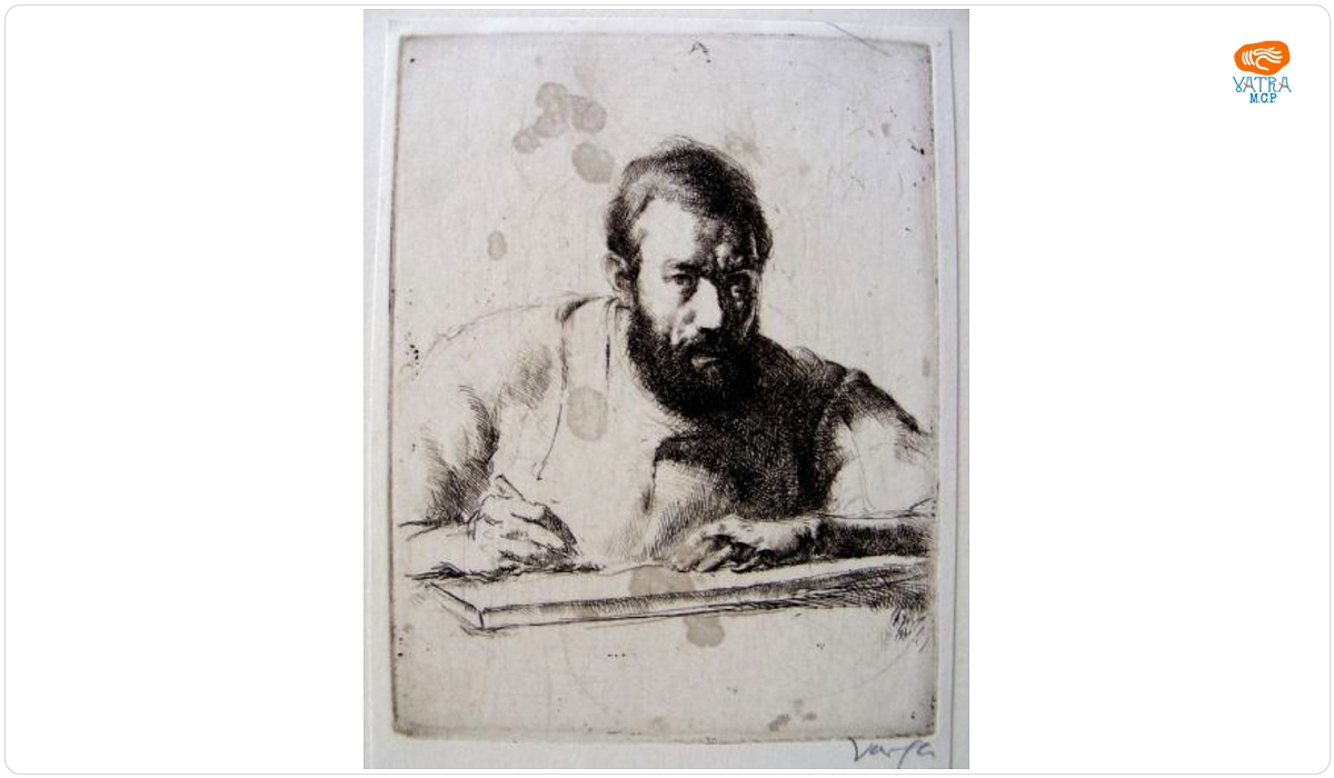 Nándor Lajos Varga — Autoportret