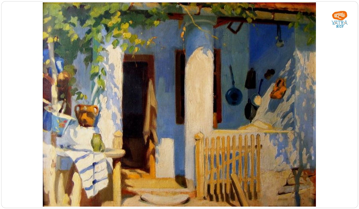 Etelka Pataky — Colț din curte