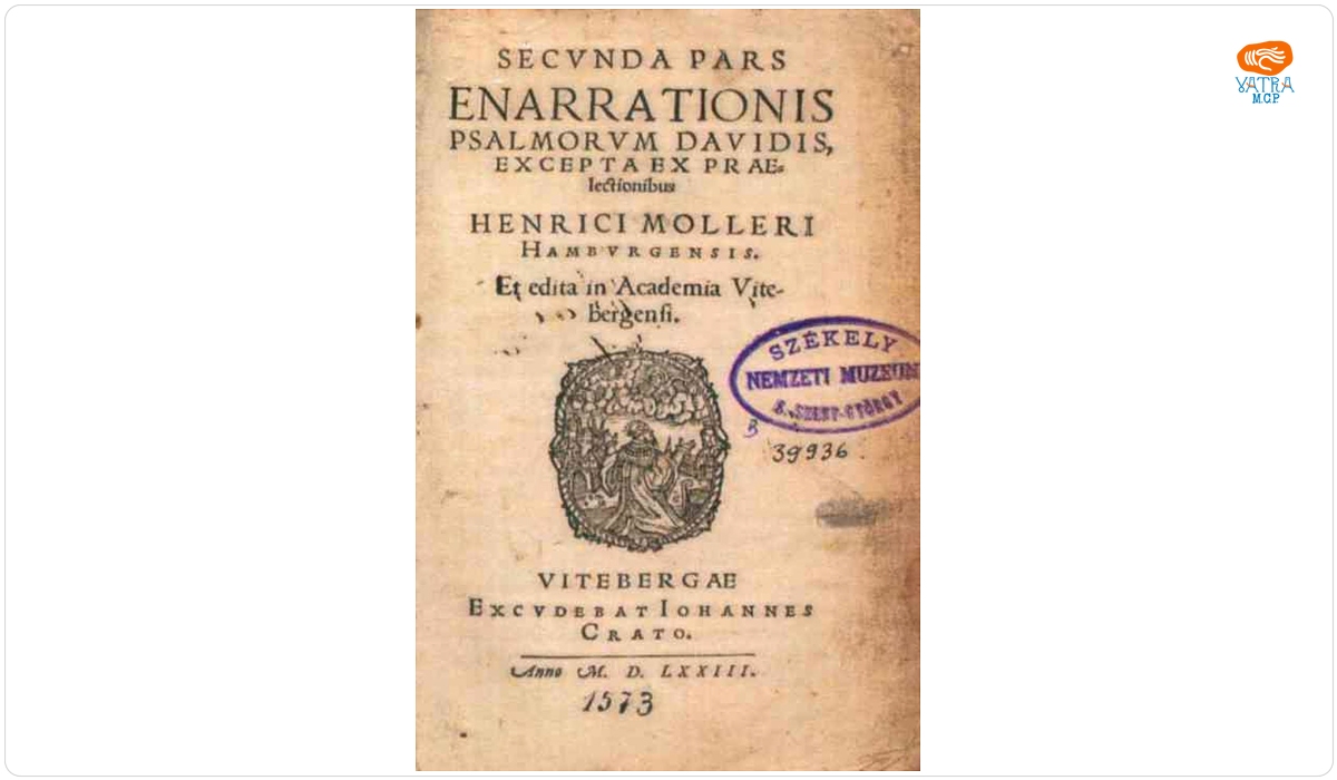 Henrici Molleri Hamburgensis — Enarrationis psalmorum Davidis... Secunda pars