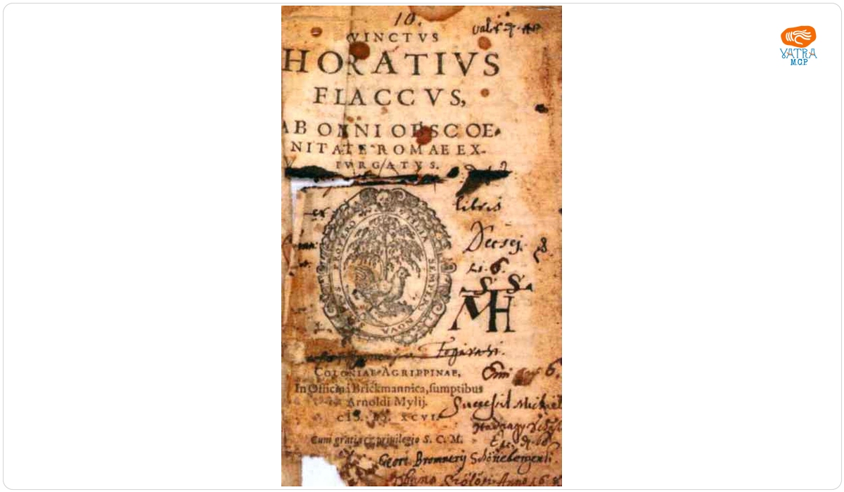 Quintus Horatius Flaccus — Ab omni obscoenitate Romae expurgatus