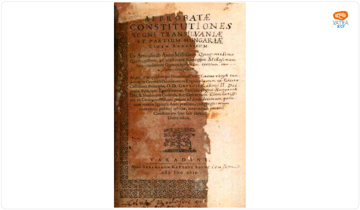 Approbatae constitutiones Regni Transilvaniae et Partium Hungariae