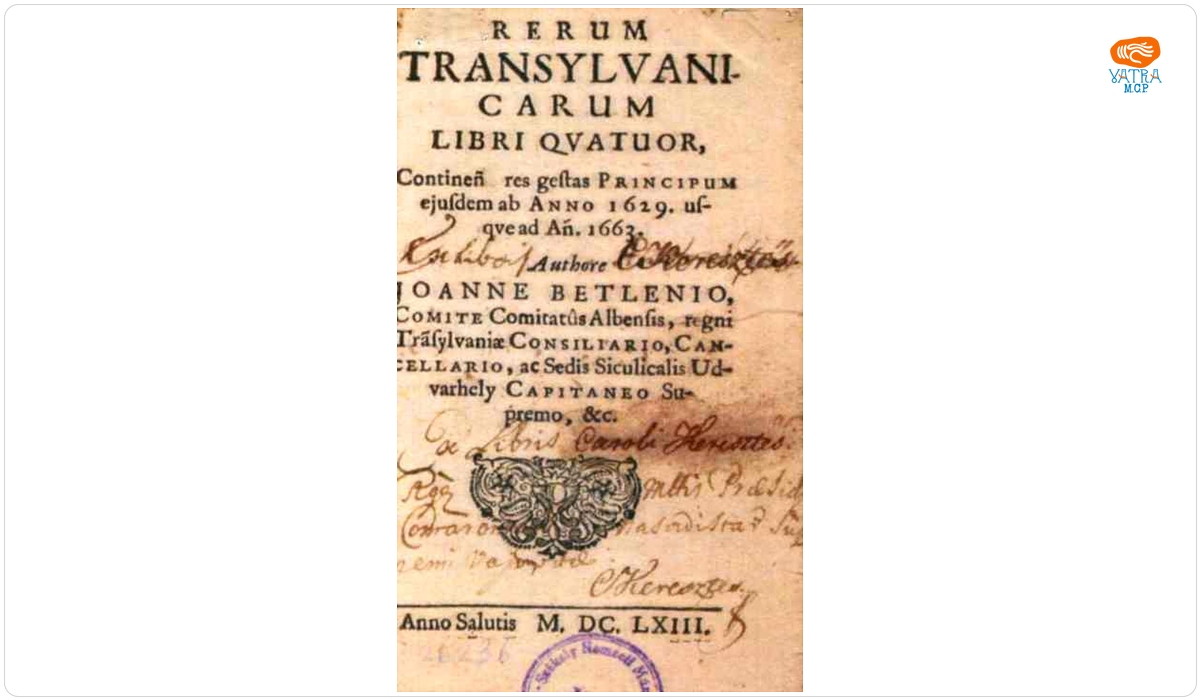 Joanne Betlenio — Rerum Transylvanicarum libri quator